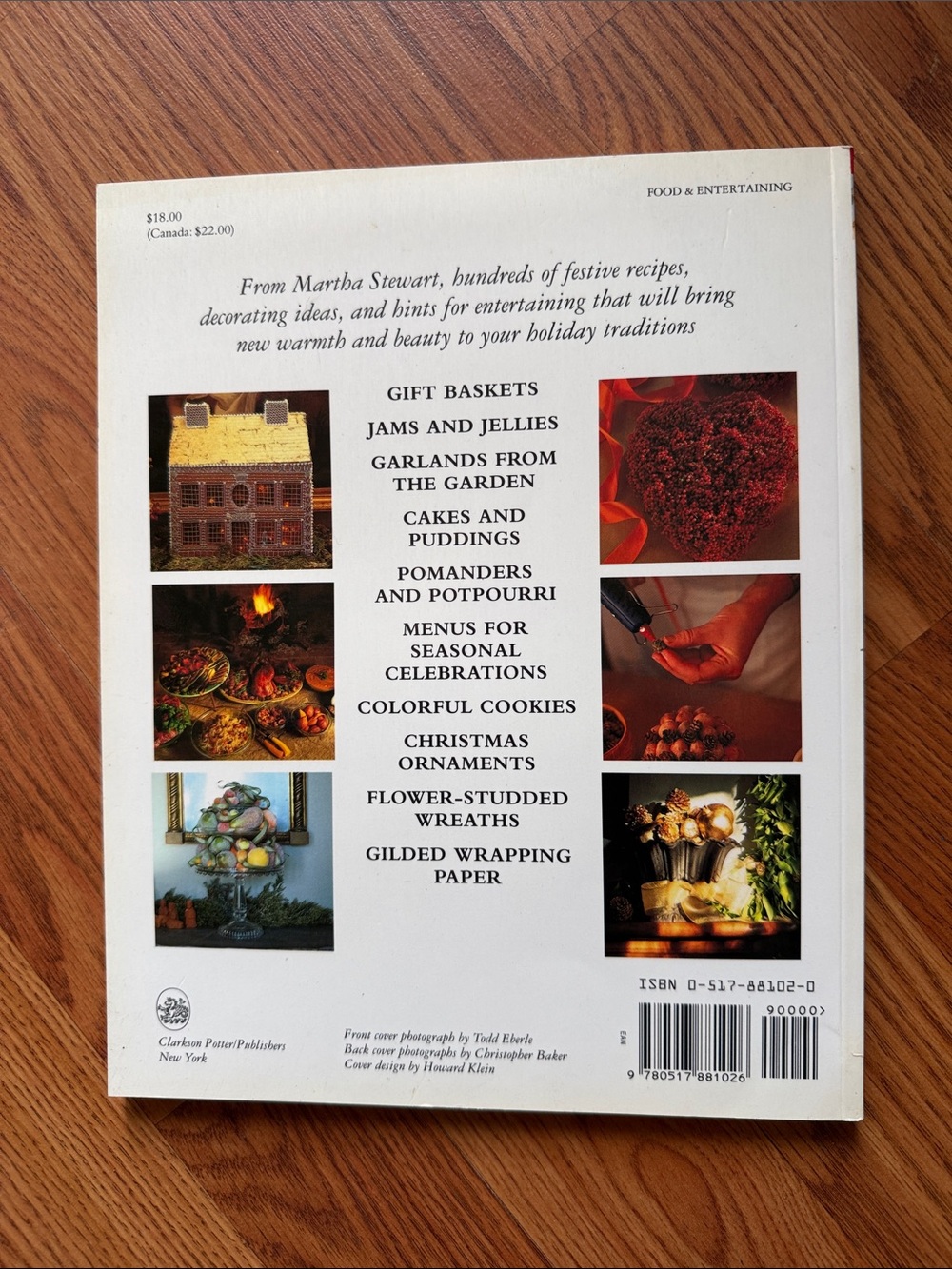 Martha Stewart Christmas Holiday Decorating Book — Green & Red Cover vintage - Picture 2 of 2